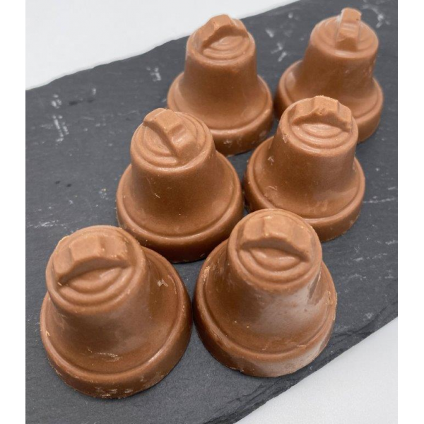 BIO CLOCHE CHOCO LAIT PRALINE 6P